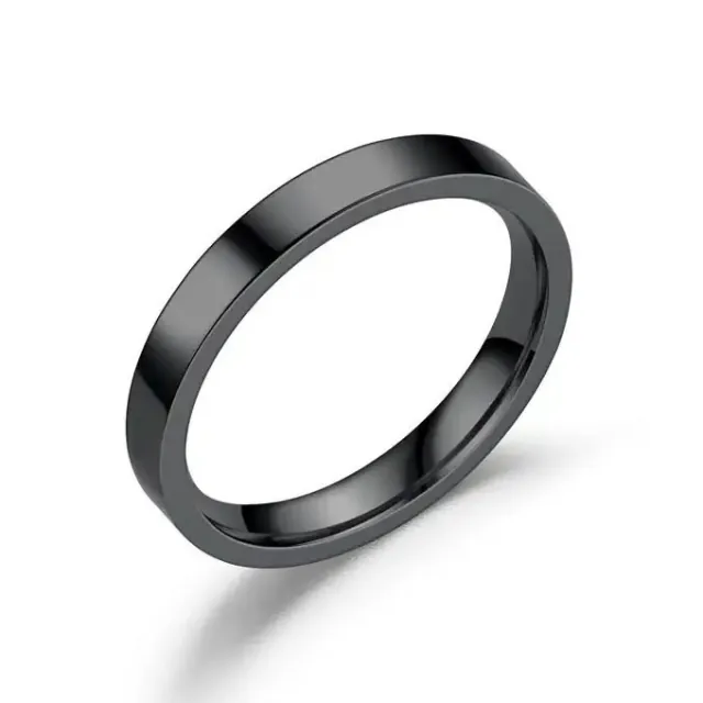 Ανδρικό δαχτυλίδι Βέρα 3.5mm ατσάλι 316L μαύρο bode 06016