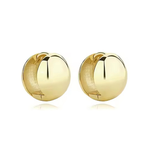 Γυναικεία σκουλαρίκια ball shaped ατσάλι 316L χρυσό bode 02717