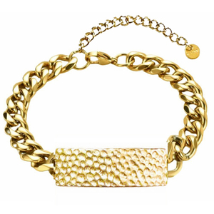 Women's steel bracelet 316L gold
