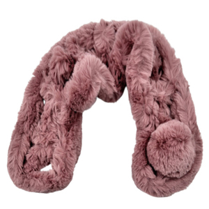 Women's bode fur scarf 06-0793 pink