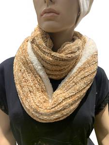  Women's scarf  Verde 06-0675 beige