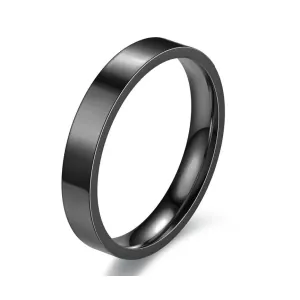 Ανδρικό δαχτυλίδι Βέρα 3.5mm ατσάλι 316L μαύρο bode 06016