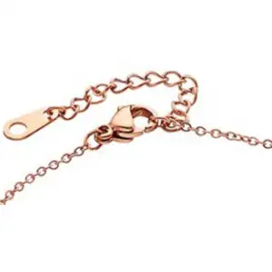 Womens necklace family steel 316L rose-gold