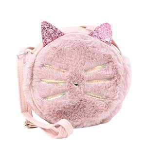 Children's crossbody fur bag bode 2576 pink