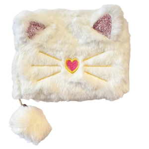 Children's SET Backpack & Wallet kitty fur bode 2586 pink/white