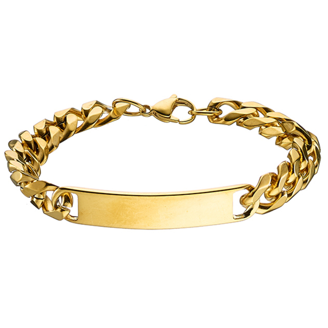 Men's bracelet in gold colour Art 00051