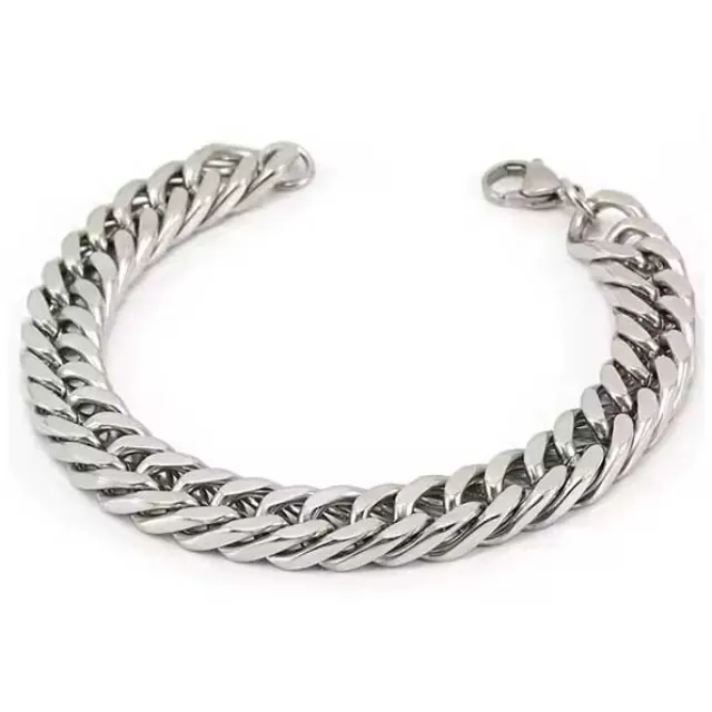 Steel bracelet 316L silver