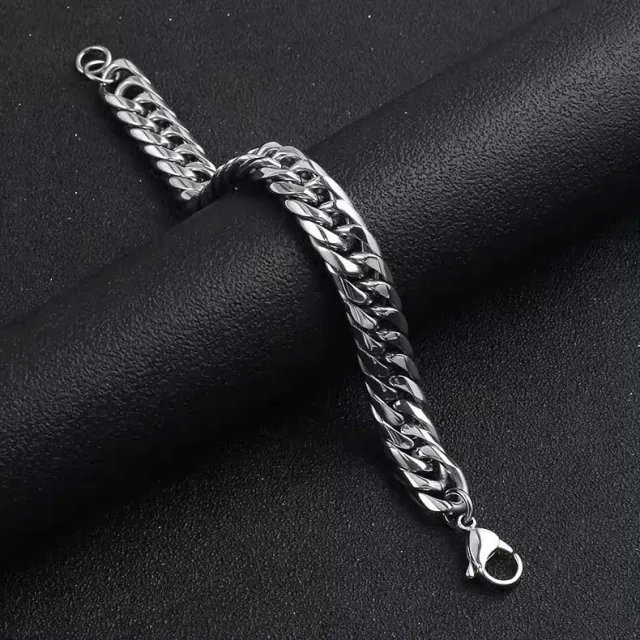 Steel bracelet 316L silver