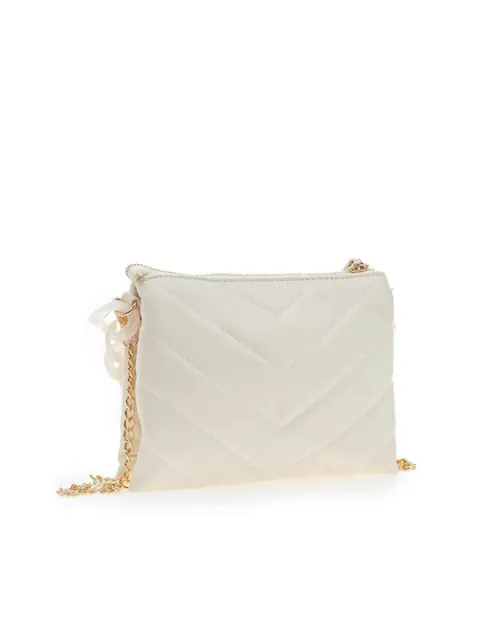 Shoulder/crossbody bag Verde 01-1586 white