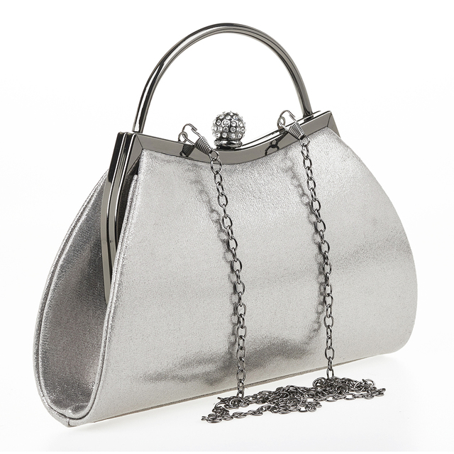 Evening purse  Verde 01-1643 silver