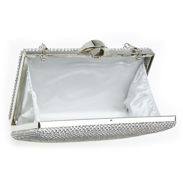 Evening purse  Verde 01-1648 silver