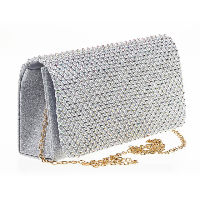 Evening purse  Verde 01-1678 silver