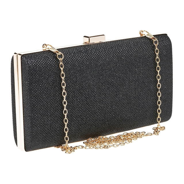 Evening purse clutch Verde 01-1681 black