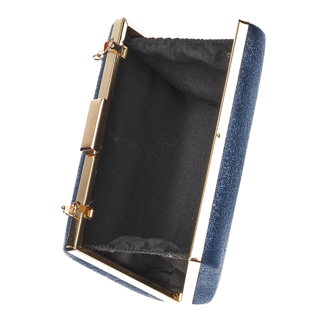 Evening purse clutch Verde 01-1683 blue