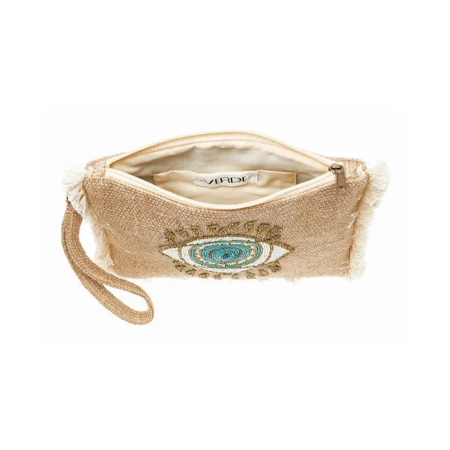 Evening purse Verde 01-1719  beige