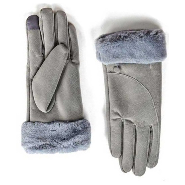Γυναικεία γάντια Verde  02-601 γκρι