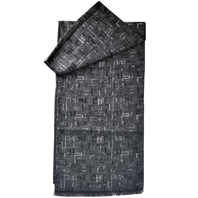 Men's scarves Verde 06-786 black
