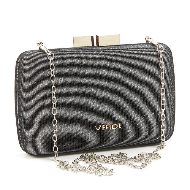 Evening purse clutch Verde  01-1369 gray