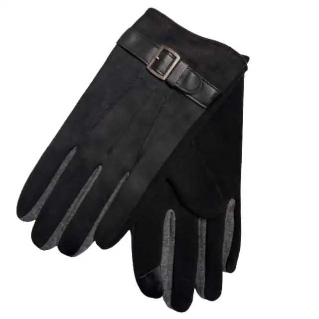 Ανδρικά γάντια Verde 02-0358 μαύρο 