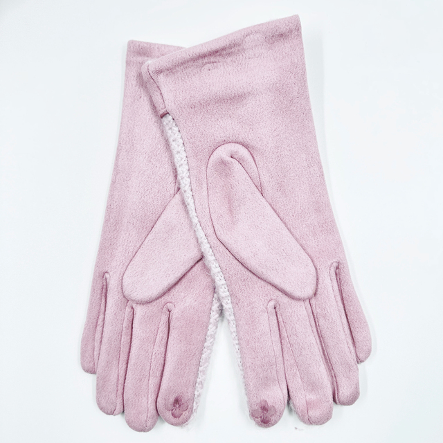 Γυναικεία γάντια Verde  02-0616 ροζ      