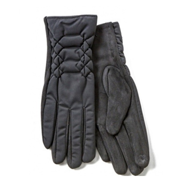Γυναικεία γάντια Verde  02-553 μαύρο 
