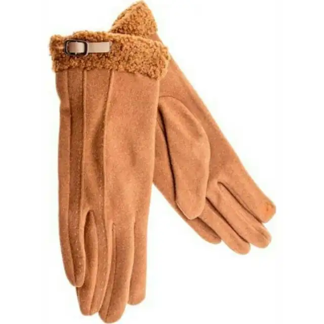 Γυναικεία γάντια Verde  02-585 κάμελ