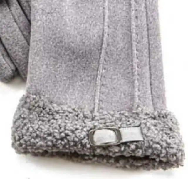 Gloves for women Verde 02-585  light grey