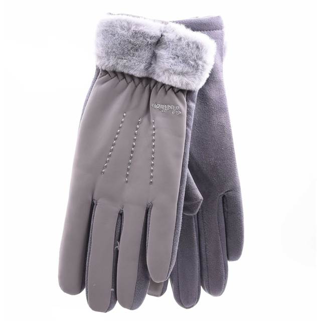 Γυναικεία γάντια Verde  02-602 γκρι