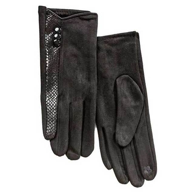 Γυναικεία γάντια Verde  02-613 μαύρο 