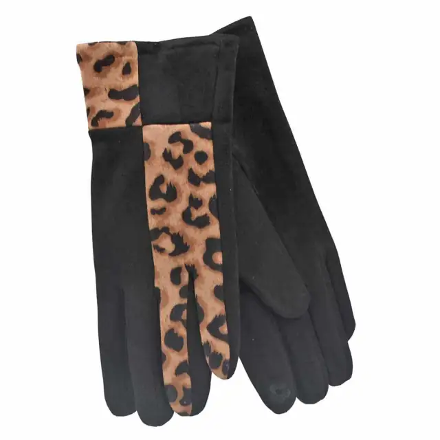 Γυναικεία γάντια Verde  02-614 μαύρο