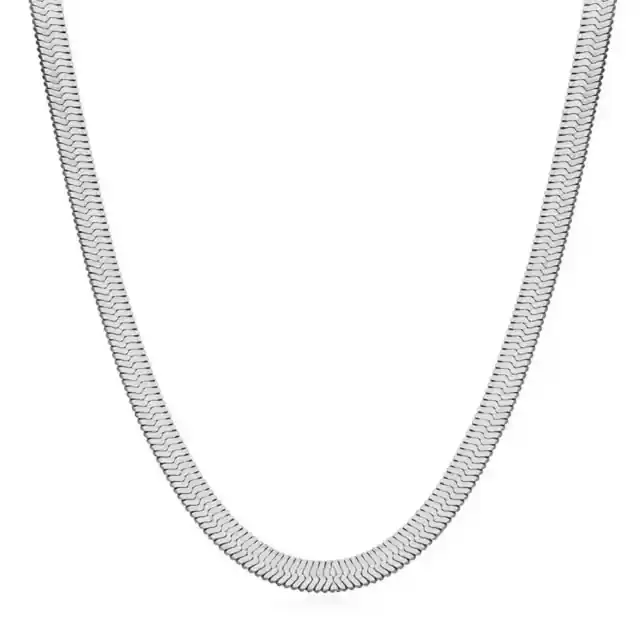 Womens necklace steel 316L silver 