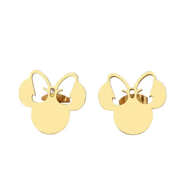 Children's earrings hypoallergenic Mini steel 316L gold