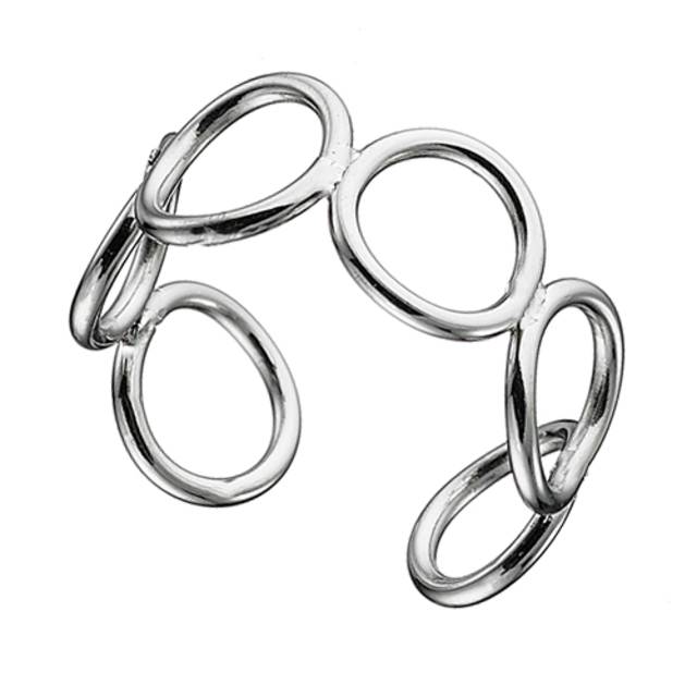 Γυναικείο δαχτυλίδι ατσάλι 316L ασημί Art 02430