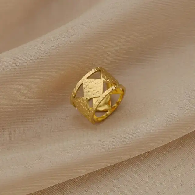 Γυναικείο δαχτυλίδι bode 02462 ατσάλι 316L χρυσό 