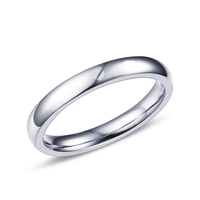 Γυναικείο δαχτυλίδι βέρα ατσάλι 316L ασημί bode02465