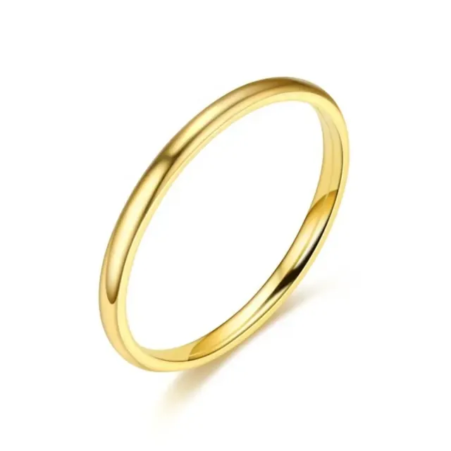 Unisex δαχτυλίδι Βέρα ατσάλι 316L χρυσό bode 02472
