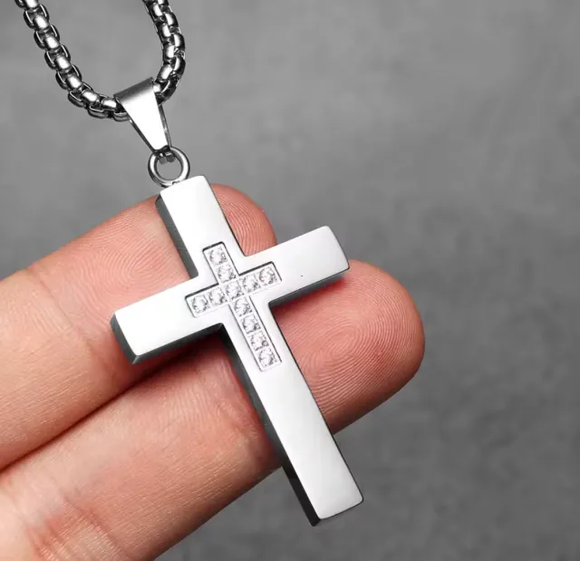 Ανδρικός Σταυρός Ανοξείδωτο Ατσάλι Ασημί bode 02971