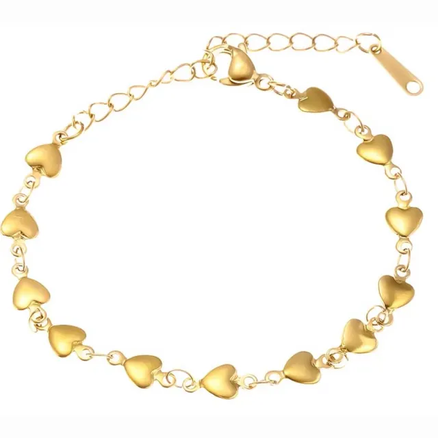 Children's bracelet hypoallergenic steel 316L gold 