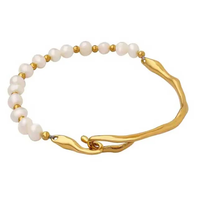 Women's steel bracelet 316L gold