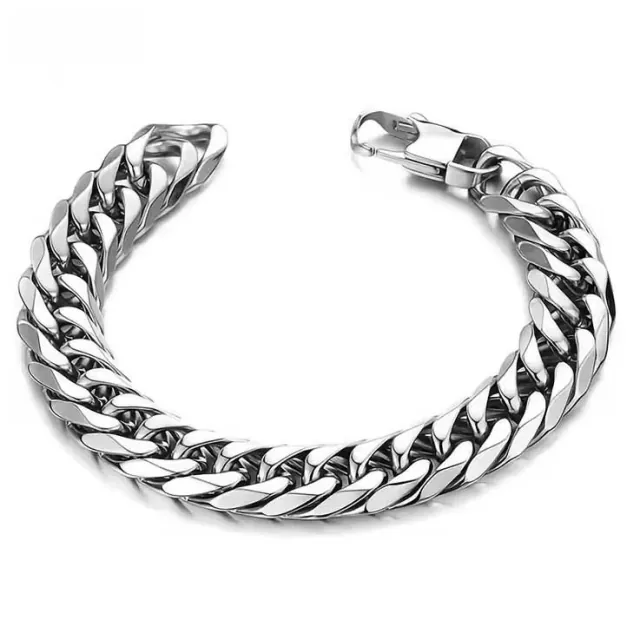 Steel bracelet 316L silver