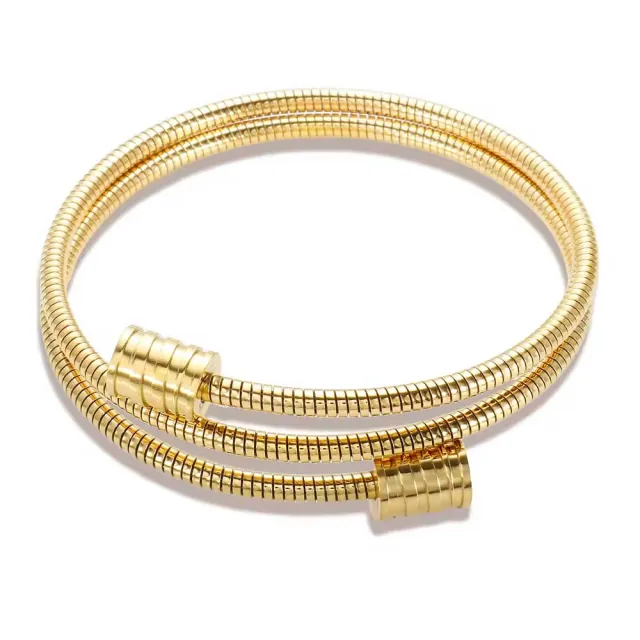 Women's steel bracelet 316L gold