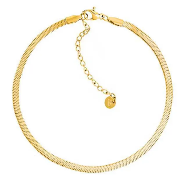 Αλυσίδες ποδιού SET 2 ΤΕΜ. Ανοξείδωτο Ατσάλι Επιχρυσωμένη  bode 03432G