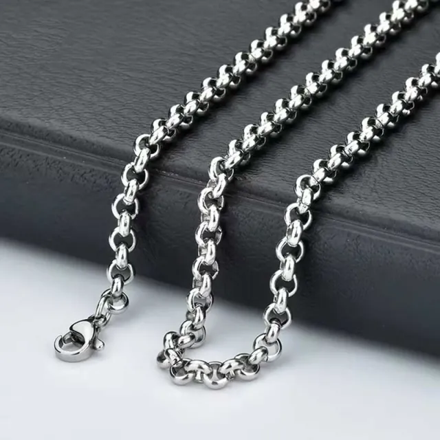 Womens necklace steel 316L silver