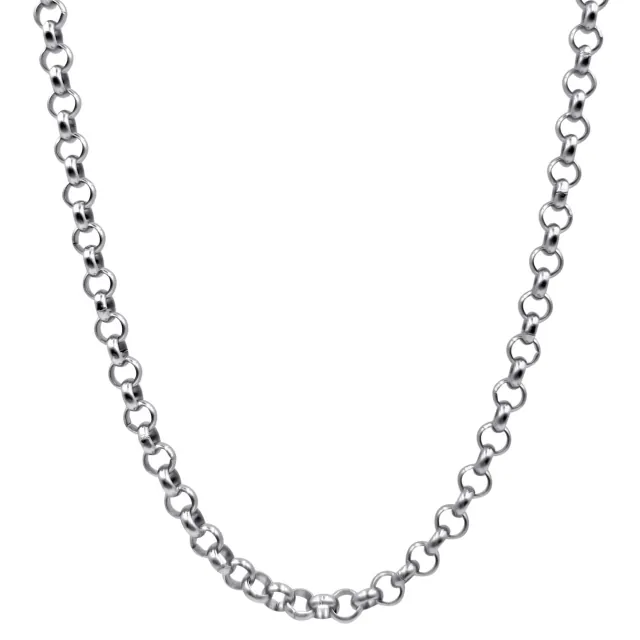 Womens necklace steel 316L silver