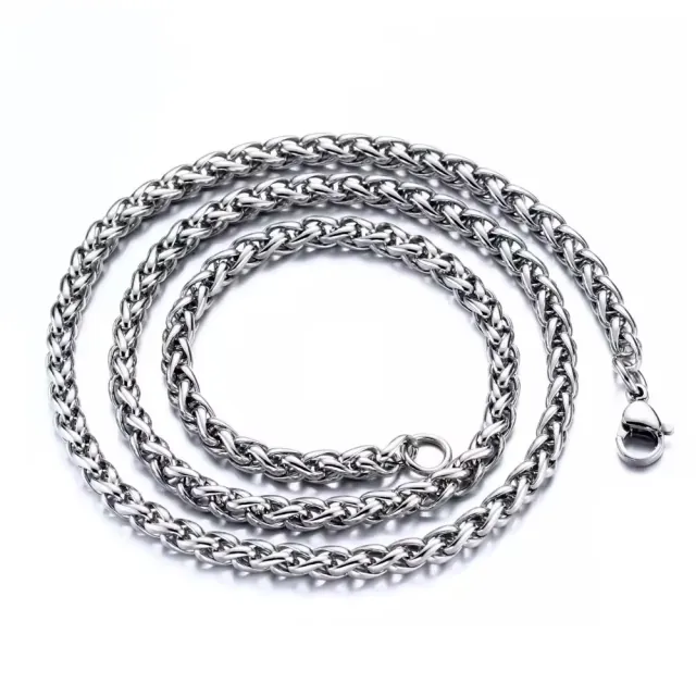 Men's 316L steel chain in silver color bode 03579