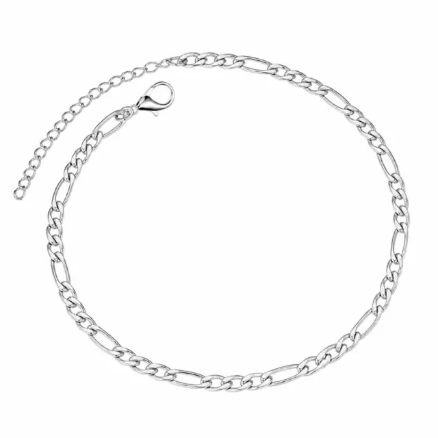  Steel 316L Anklet chain 316L silver 