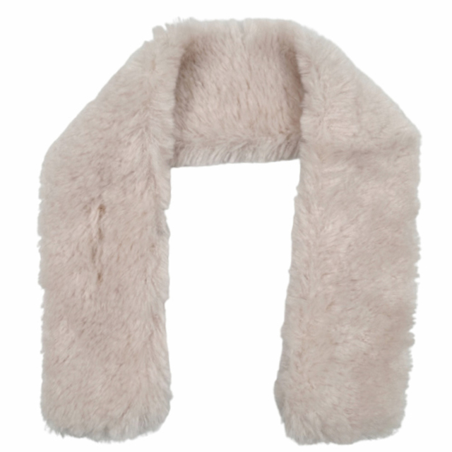 Women's bode fur scarf 06-0789 off white