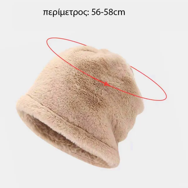 BODE Γούνινο Κασκόλ/Λαιμός one size 06-0865 μπεζ