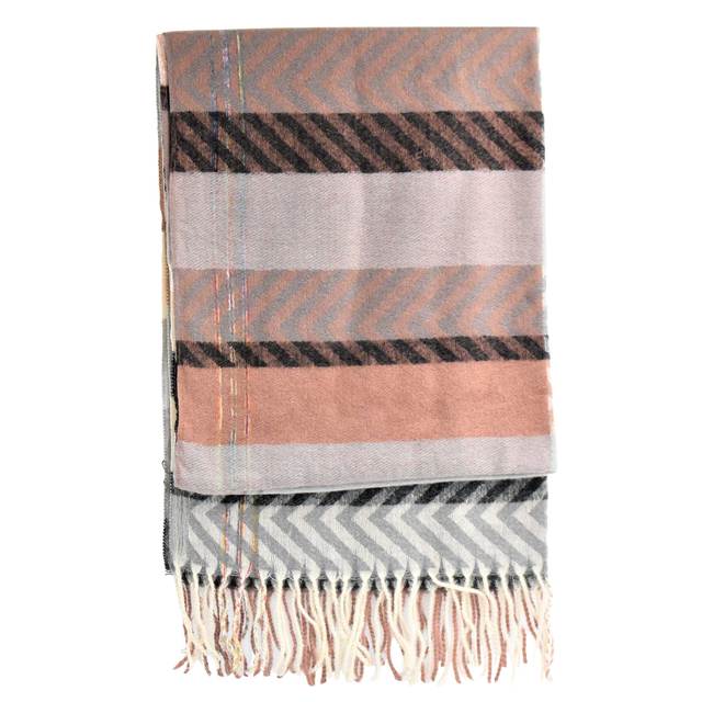  Women's scarf Verde 06-0741 brown/black