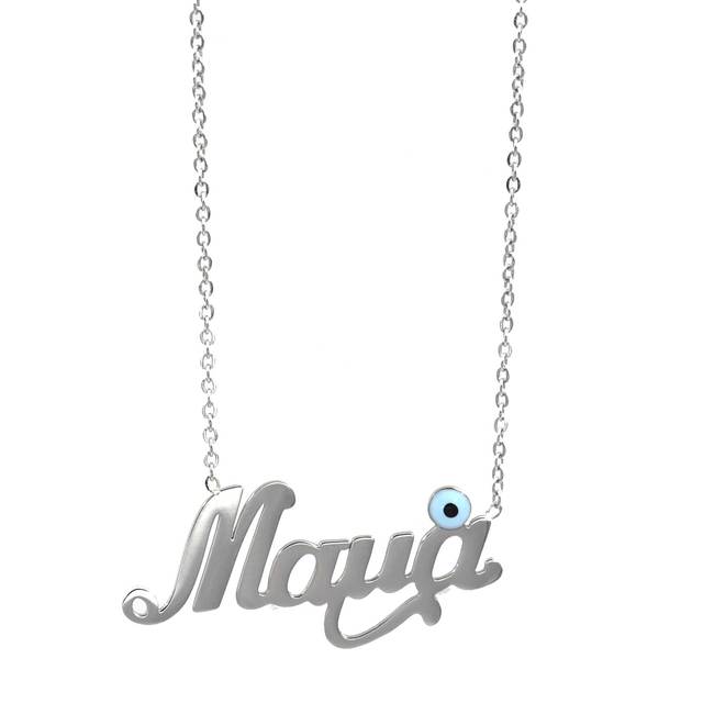 Womens necklace mama steel 316L silver